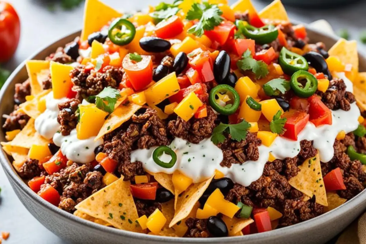 walking taco casserole