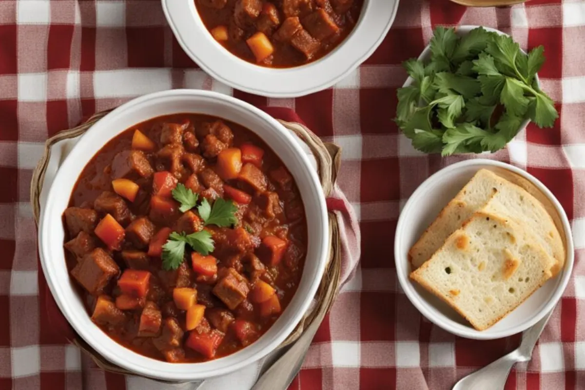 Do you eat goulash in a bowl?