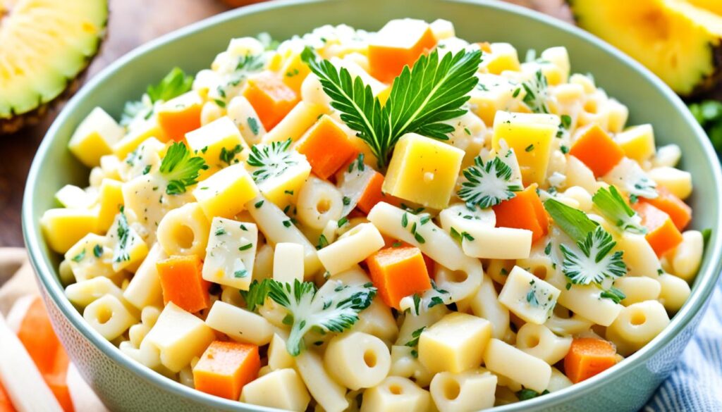 Hawaiian mac salad side dish