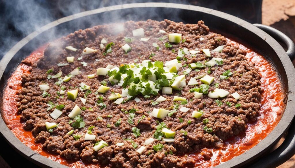 Mexican restaurant ground beef