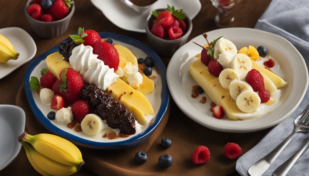 banana split vs banana royale