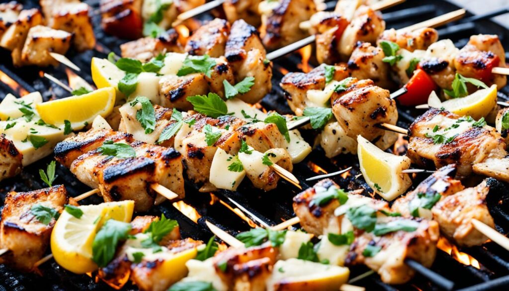 flavorful chicken skewers