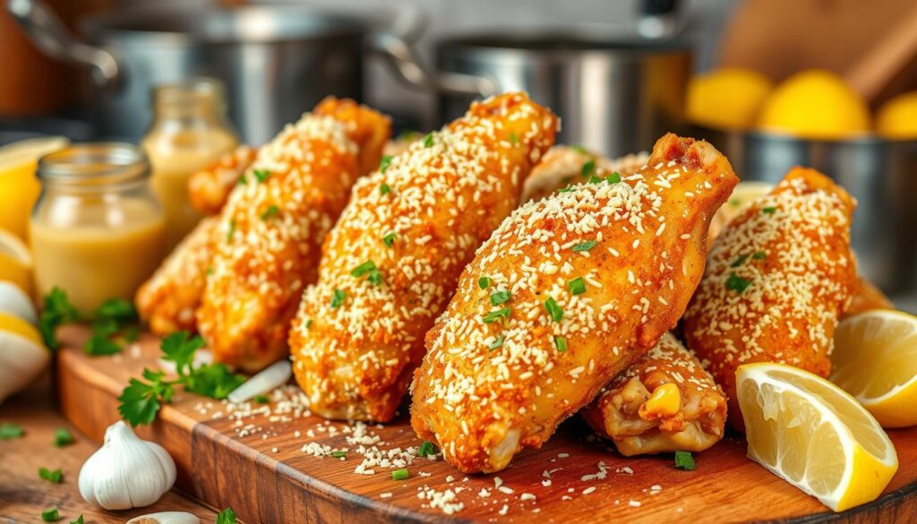 garlic parmesan wings recipe