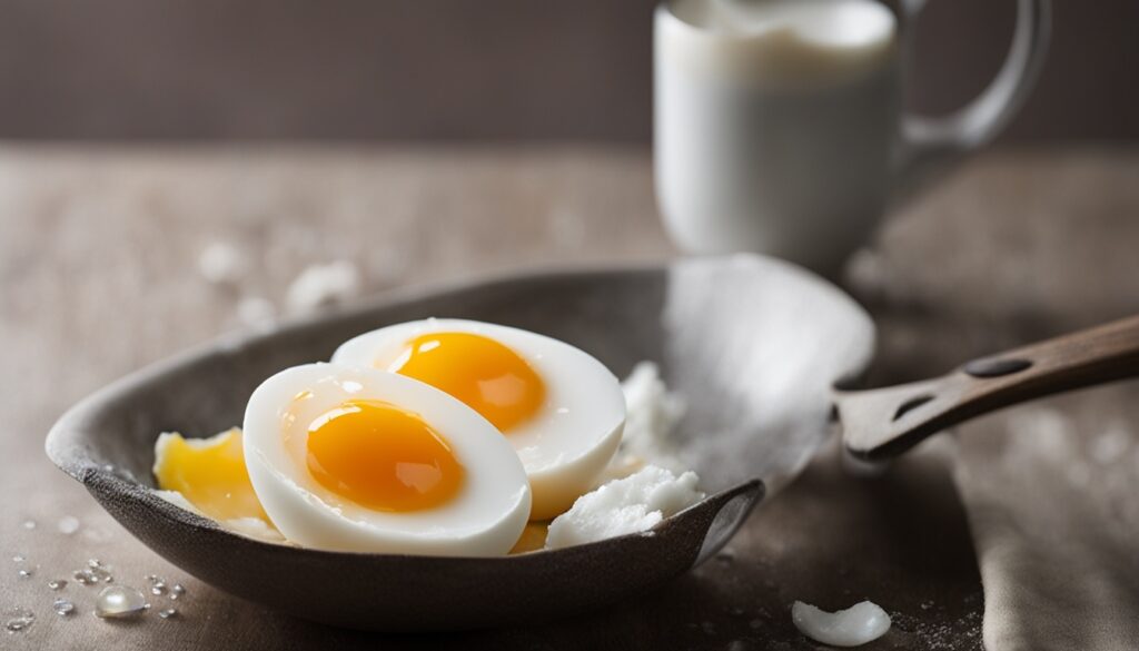 hard-boiled egg preparation