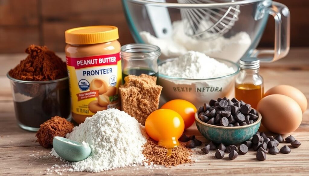 Edible Brownie Batter ingredients