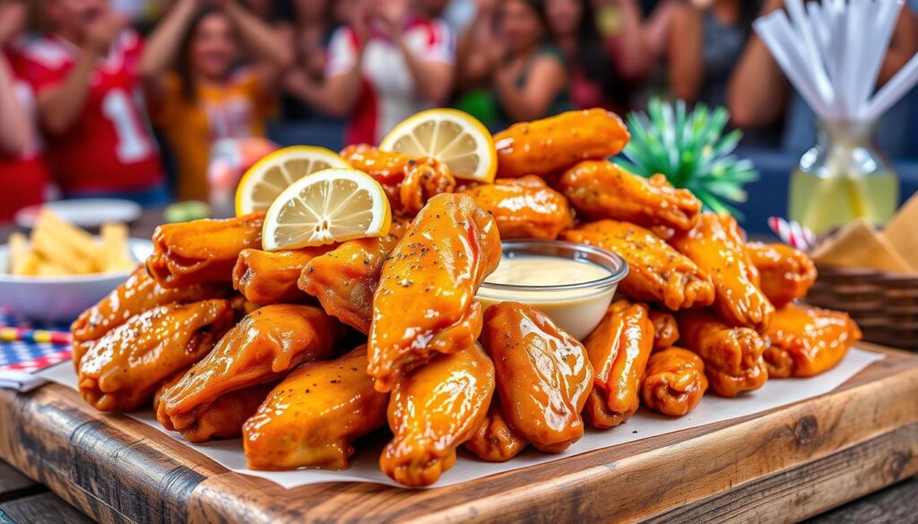 Honey Lemon Pepper Wings - Game Day Appetizers