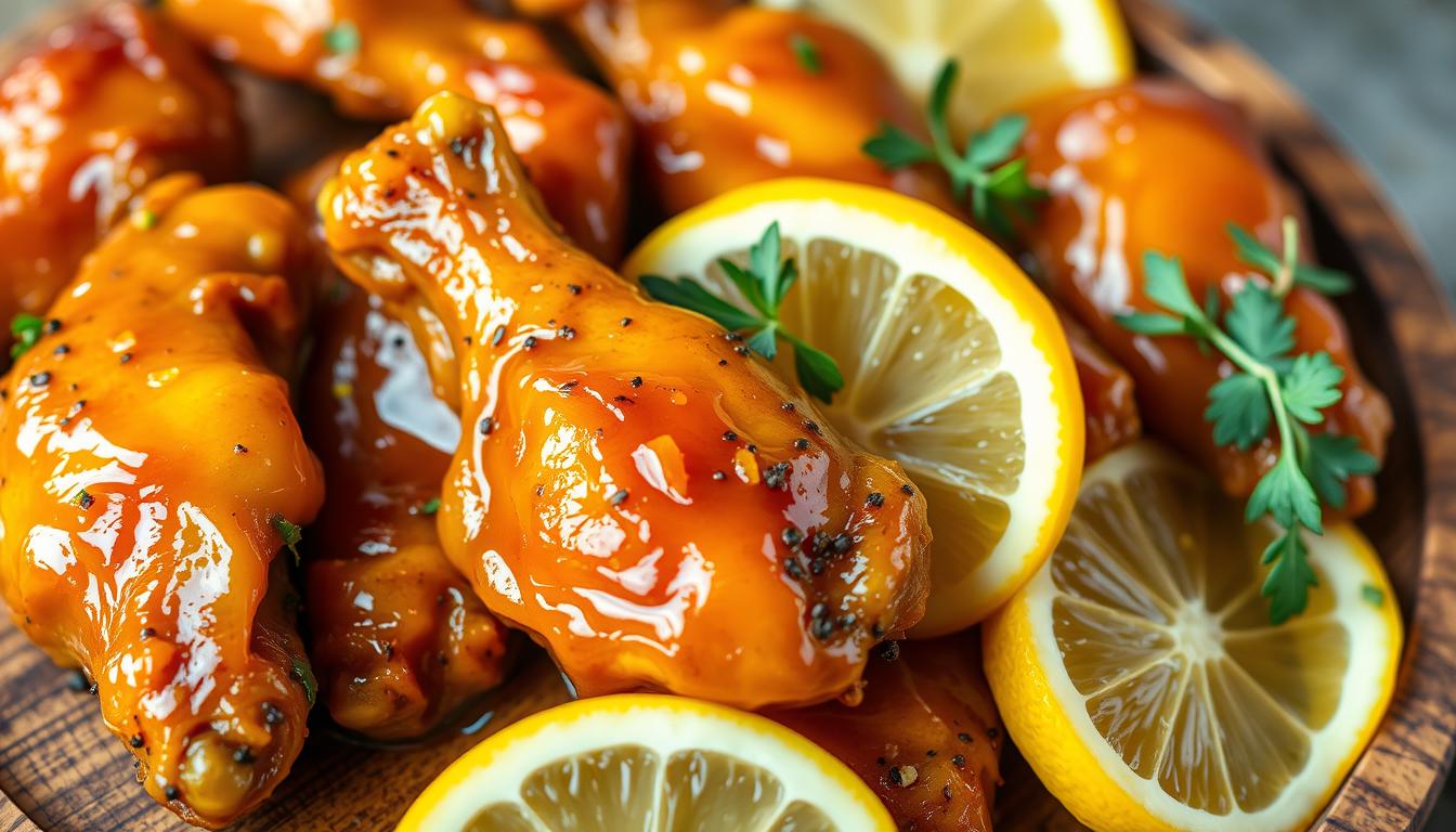 Honey Lemon Pepper Wings