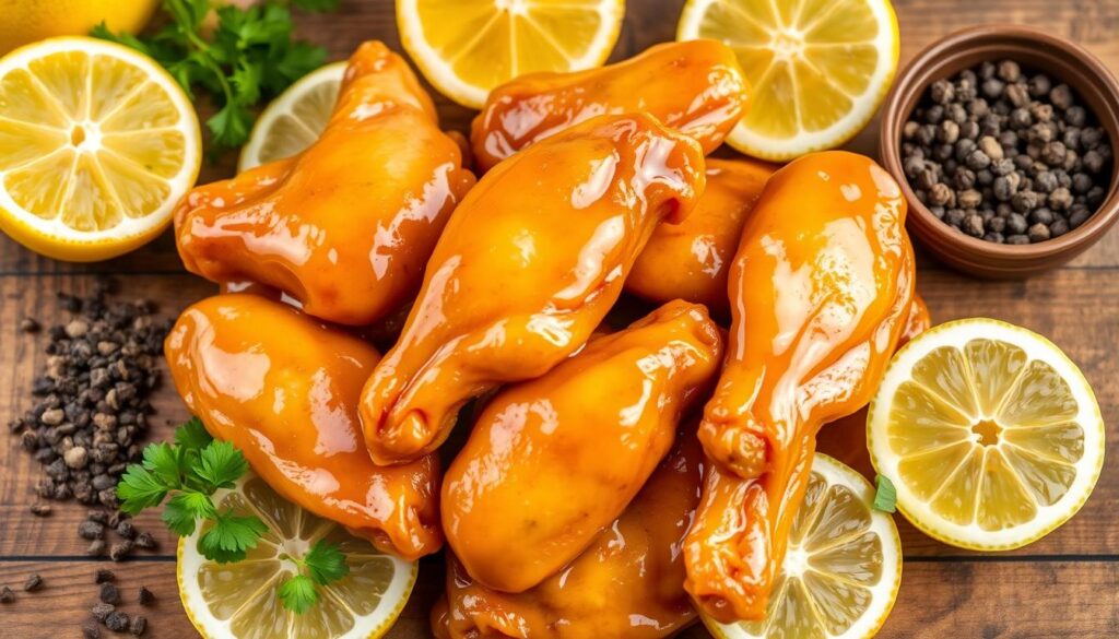 Honey Lemon Pepper wings ingredients