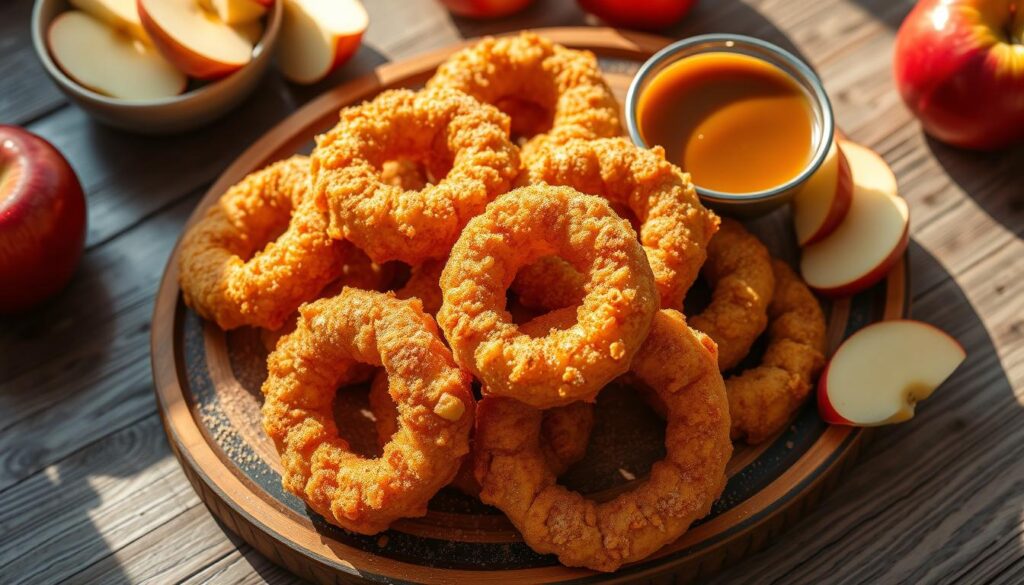 fried apple rings