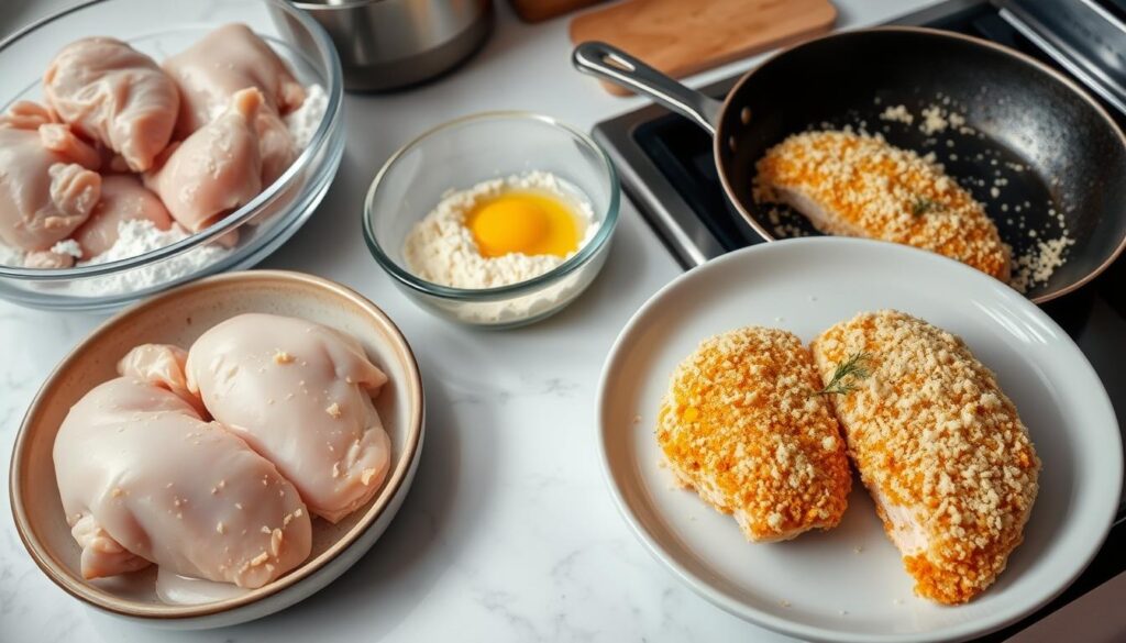 how to make parmesan crusted chicken