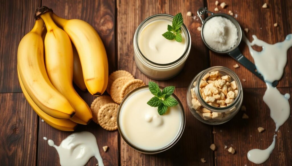 ingredients for banana pudding