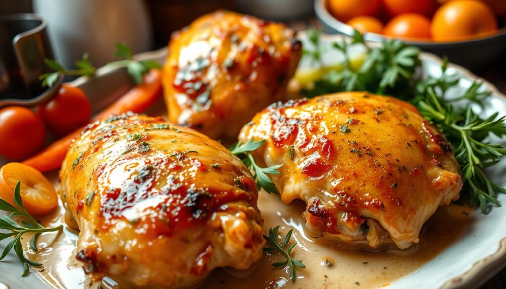 juicy chicken thighs