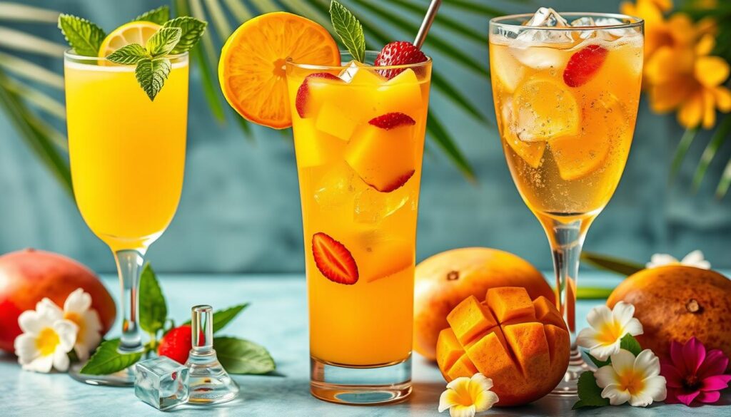 mango iced tea variations