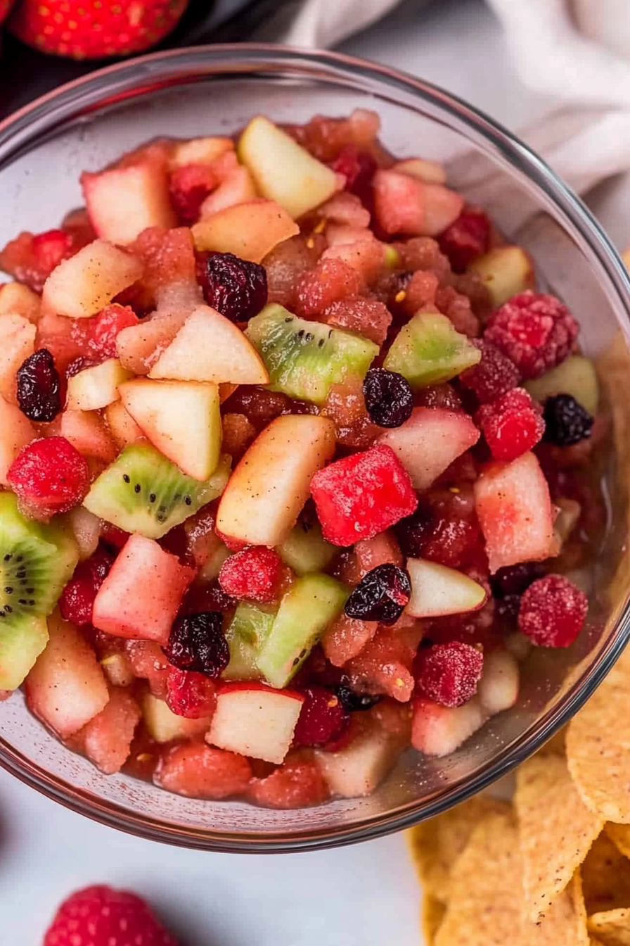 FRUIT SALSA Recipe Delicious FRUIT SALSA