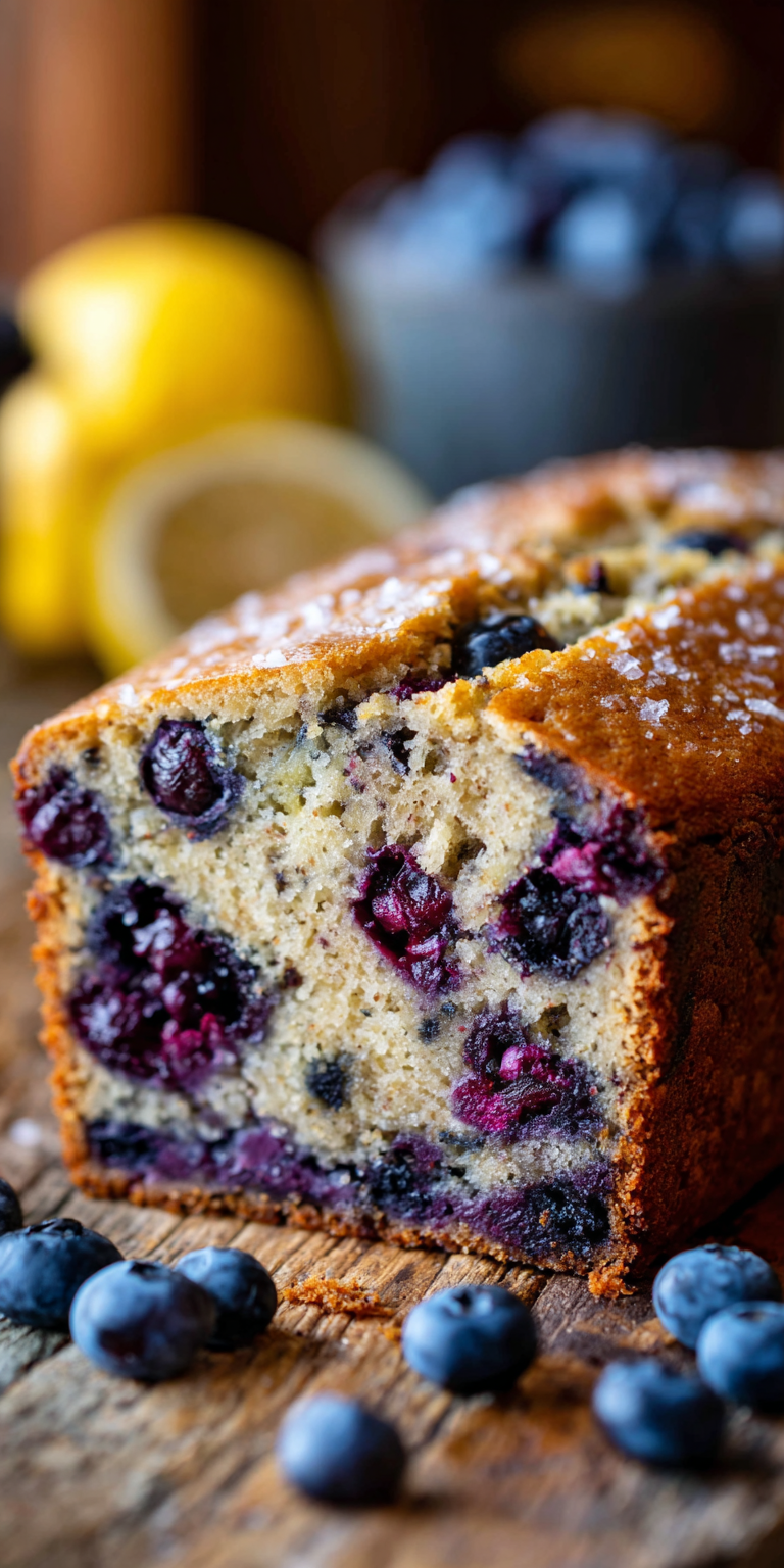 Fresh components for Blueberry Lemon Zest Banana Bread ready to mix