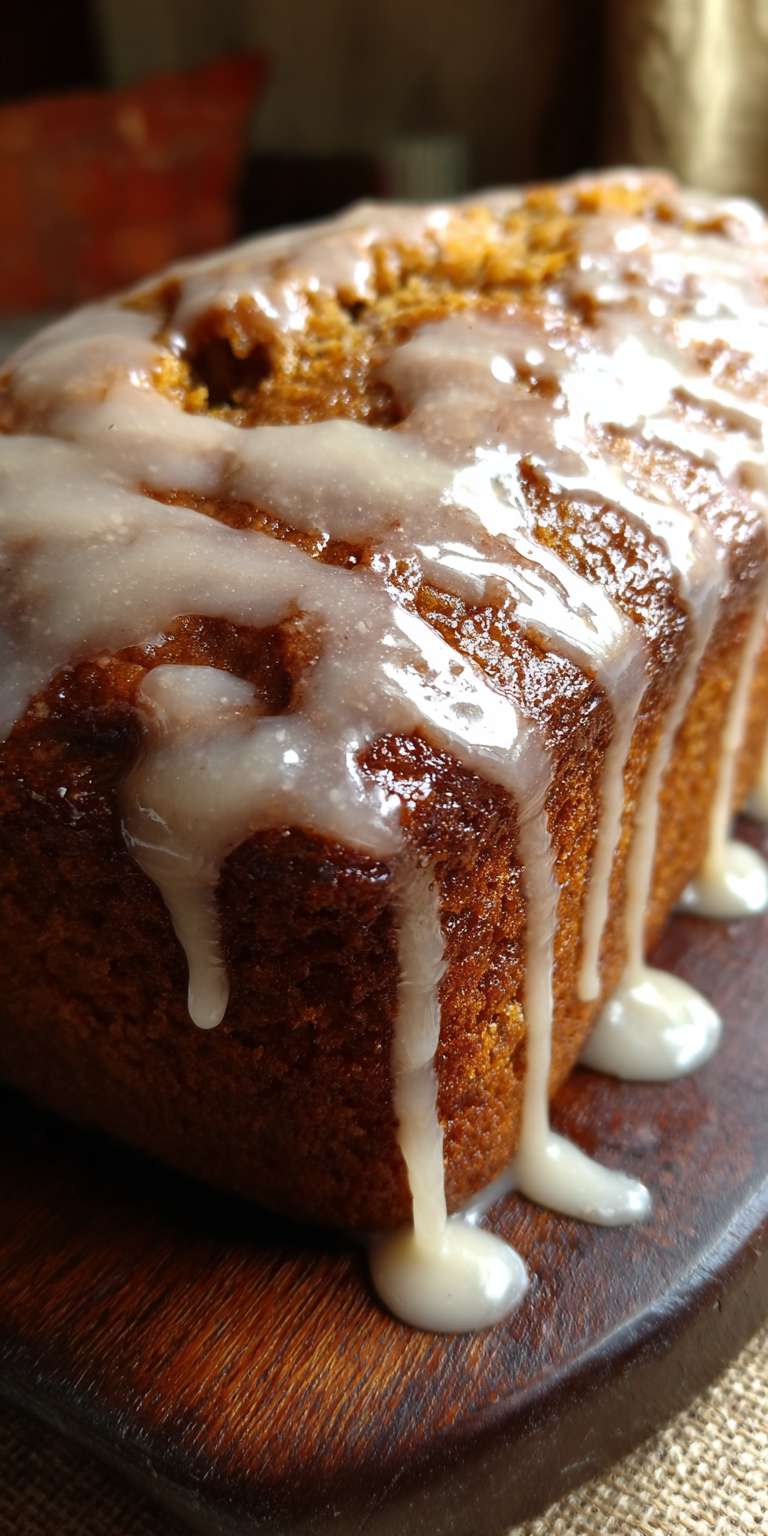 Chai-Glazed Pumpkin Loaf ingredients ready for baking