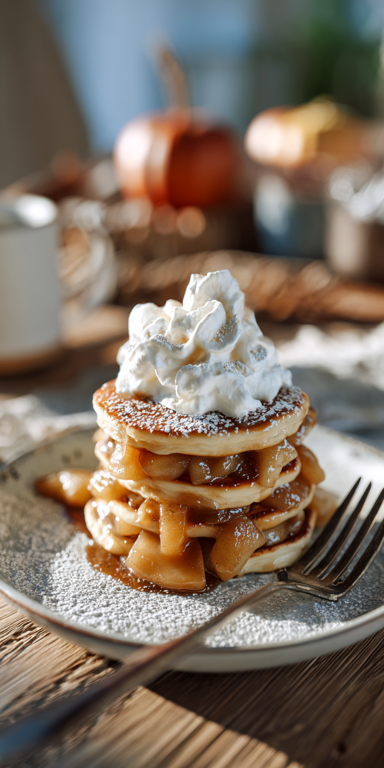 Cinnamon Apple Pie Stackers served warm with cozy spices
