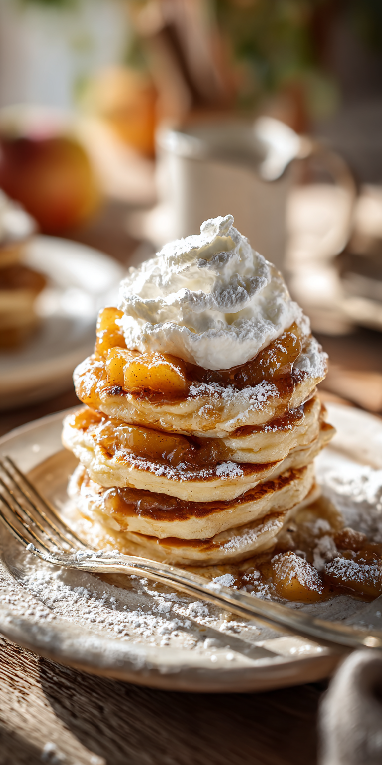 Cinnamon Apple Pie Stackers served warm with cozy spices