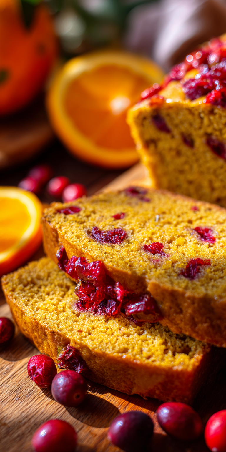 Fresh cranberries, orange zest, and pumpkin puree ready for Cranberry Orange Pumpkin Morning Bread