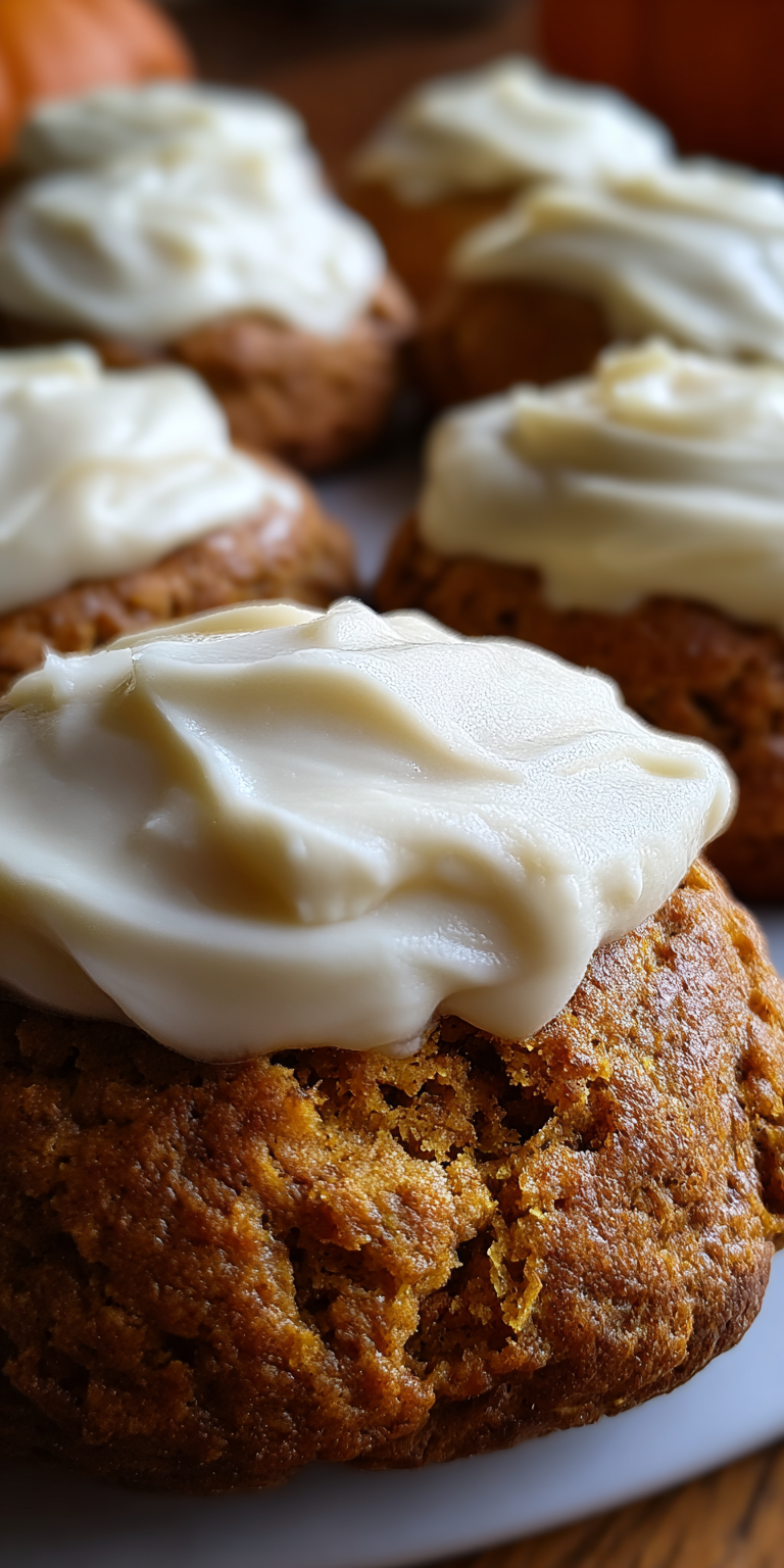 A collection of ingredients for baking soft pumpkin cookies with warm autumn spices