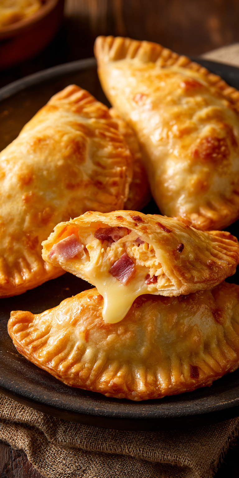 Crack Chicken Empanadas served warm with cozy spices