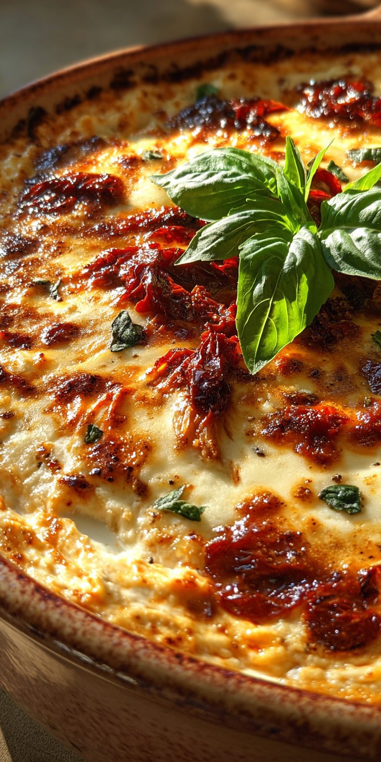 A creamy bowl of Marry Me Chicken Dip ready to share at a gathering
