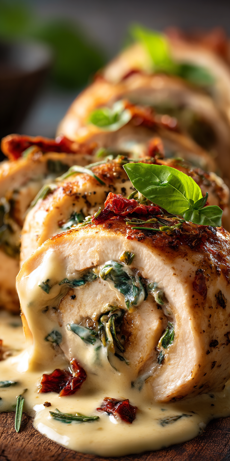 A close-up of Marry Me Chicken Roll-Ups ingredients ready for preparation