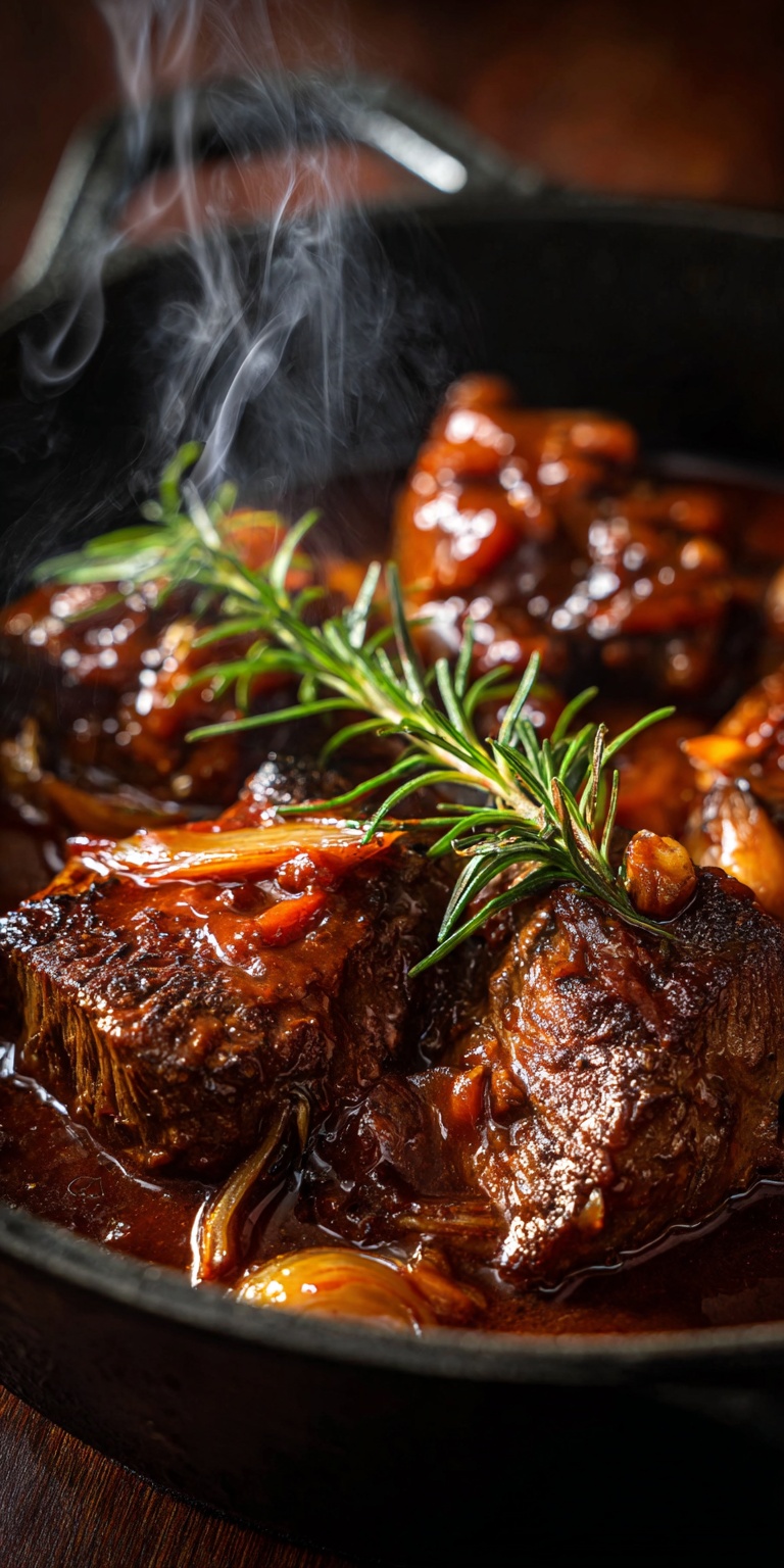 Raw beef and spices ready for Southwest Chipotle Pot Roast preparation
