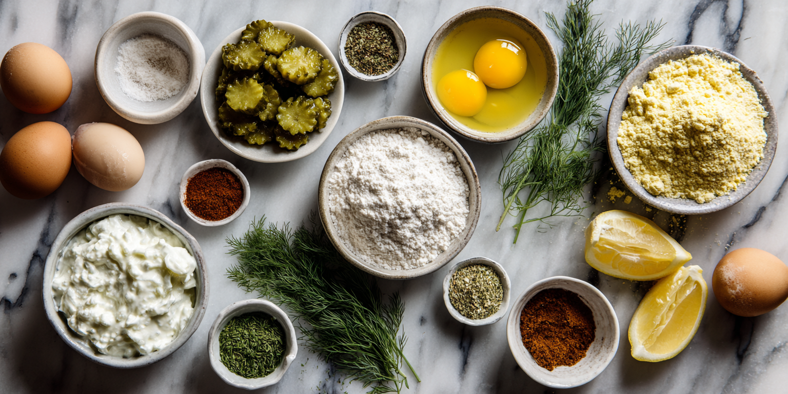 Air Fryer Fried Pickles – Crispy Tangy Appetizer served warm with cozy spices