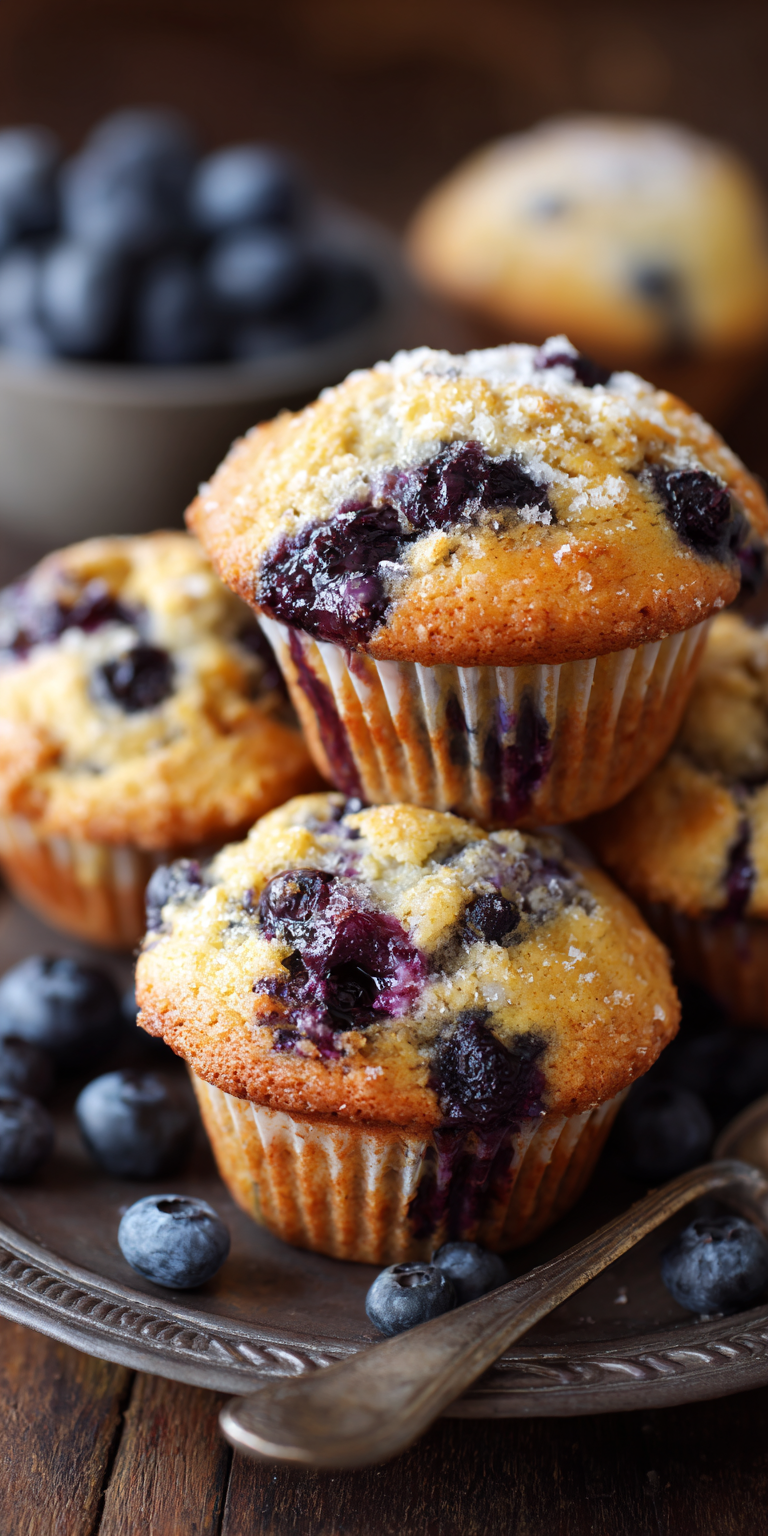 Blueberry Banana Muffins – Soft & Fruity served warm with cozy spices