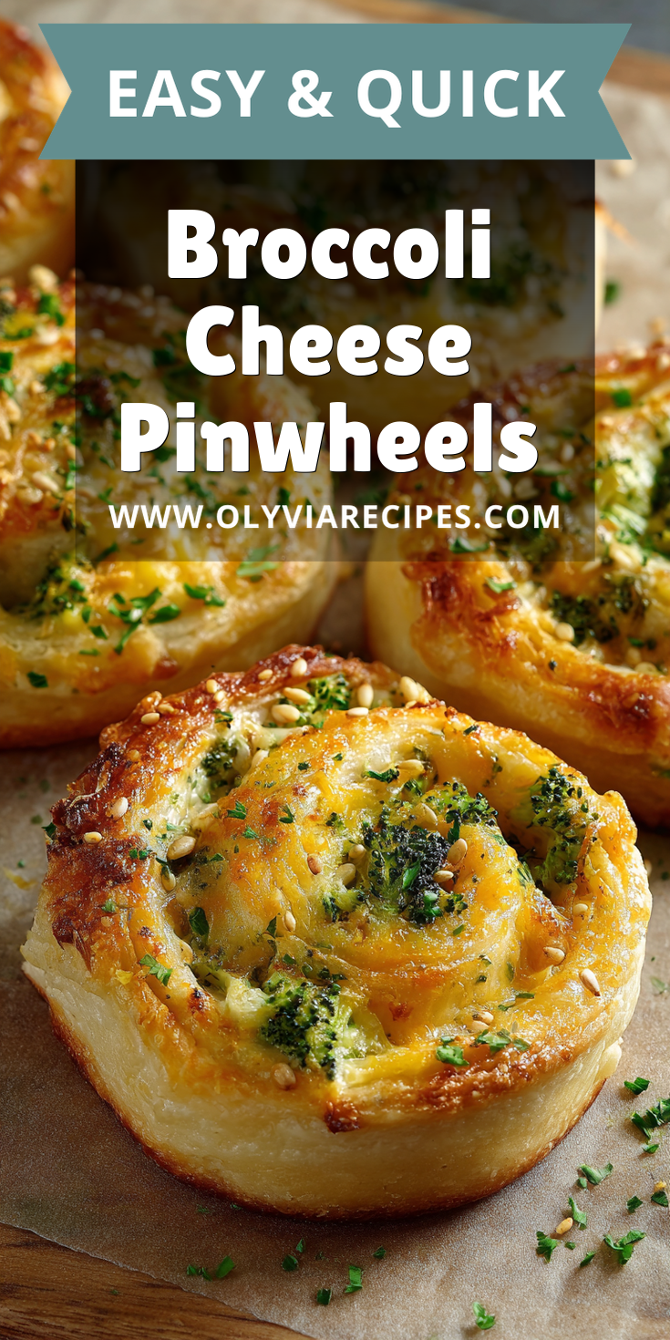 Broccoli Cheese Pinwheels served warm with cozy spices