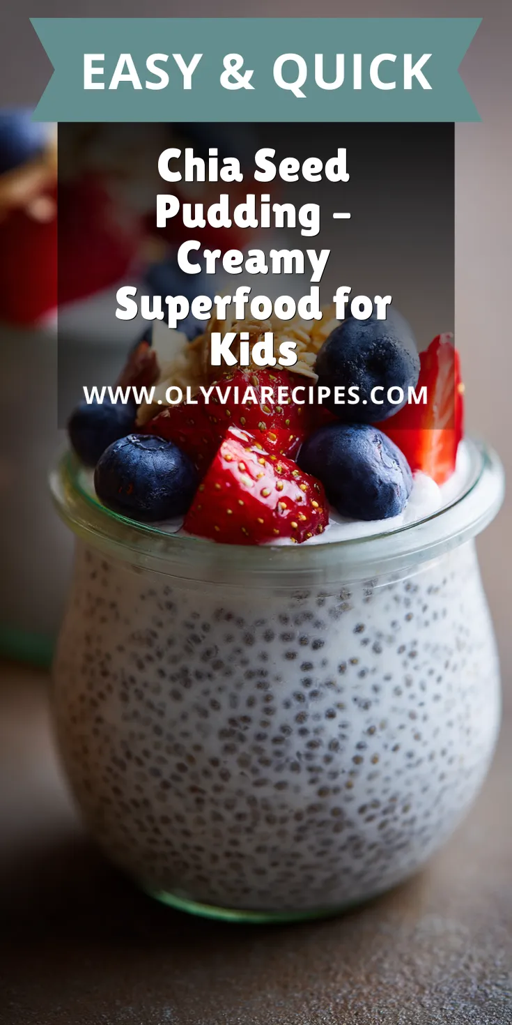 Chia Seed Pudding – Creamy Superfood for Kids served warm with cozy spices