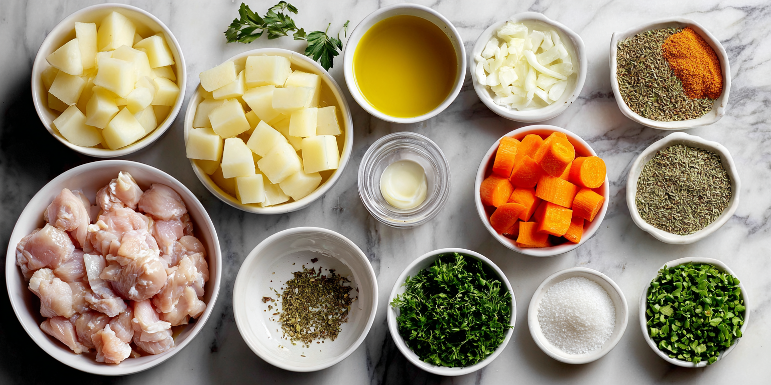 Creamy Chicken Potato Soup – One-Pot Cozy Meal served warm with cozy spices