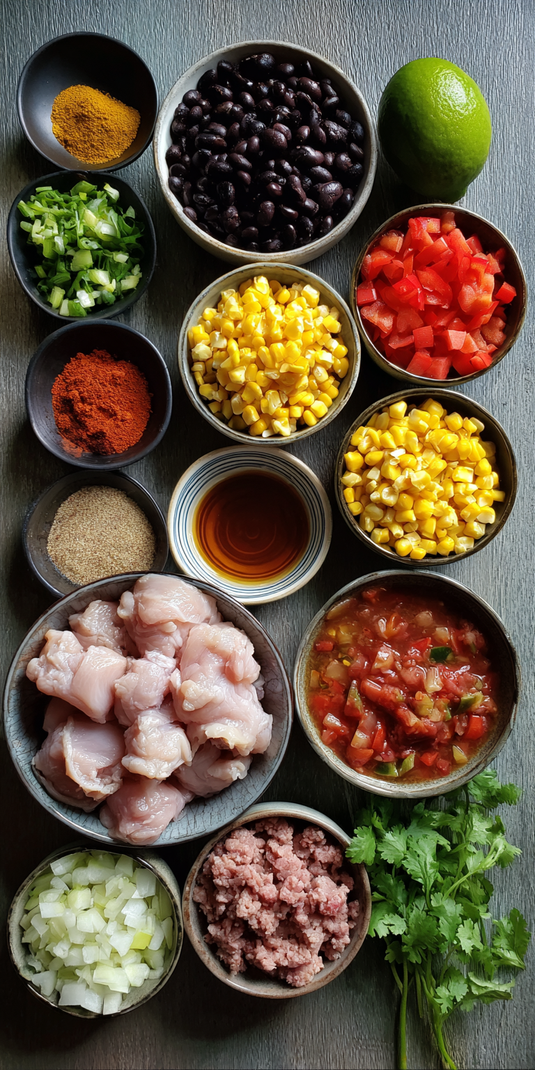 Crockpot Chicken with Black Beans Southwest Fiesta Flavors served warm with cozy spices