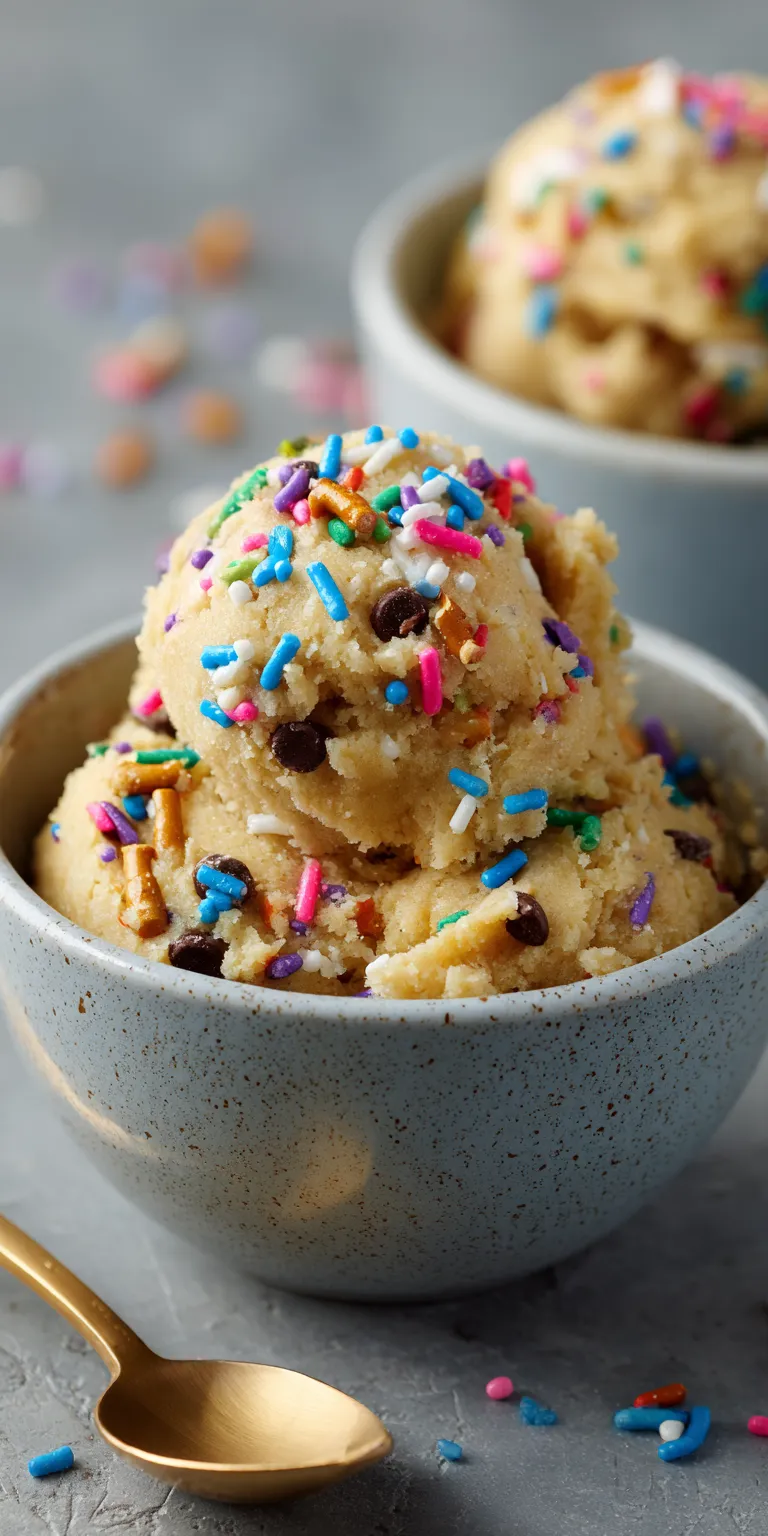 Edible Cookie Dough – Safe No-Bake Spoonable Treat served warm with cozy spices