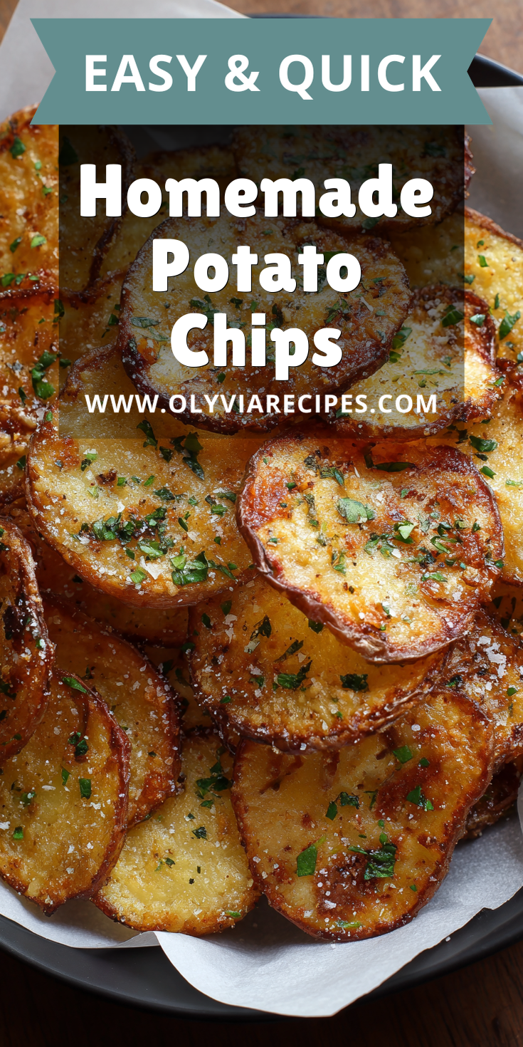 Homemade Potato Chips served warm with cozy spices
