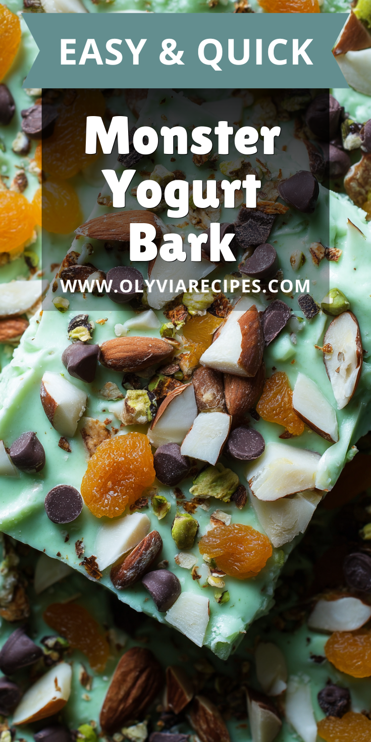 Monster Yogurt Bark served warm with cozy spices