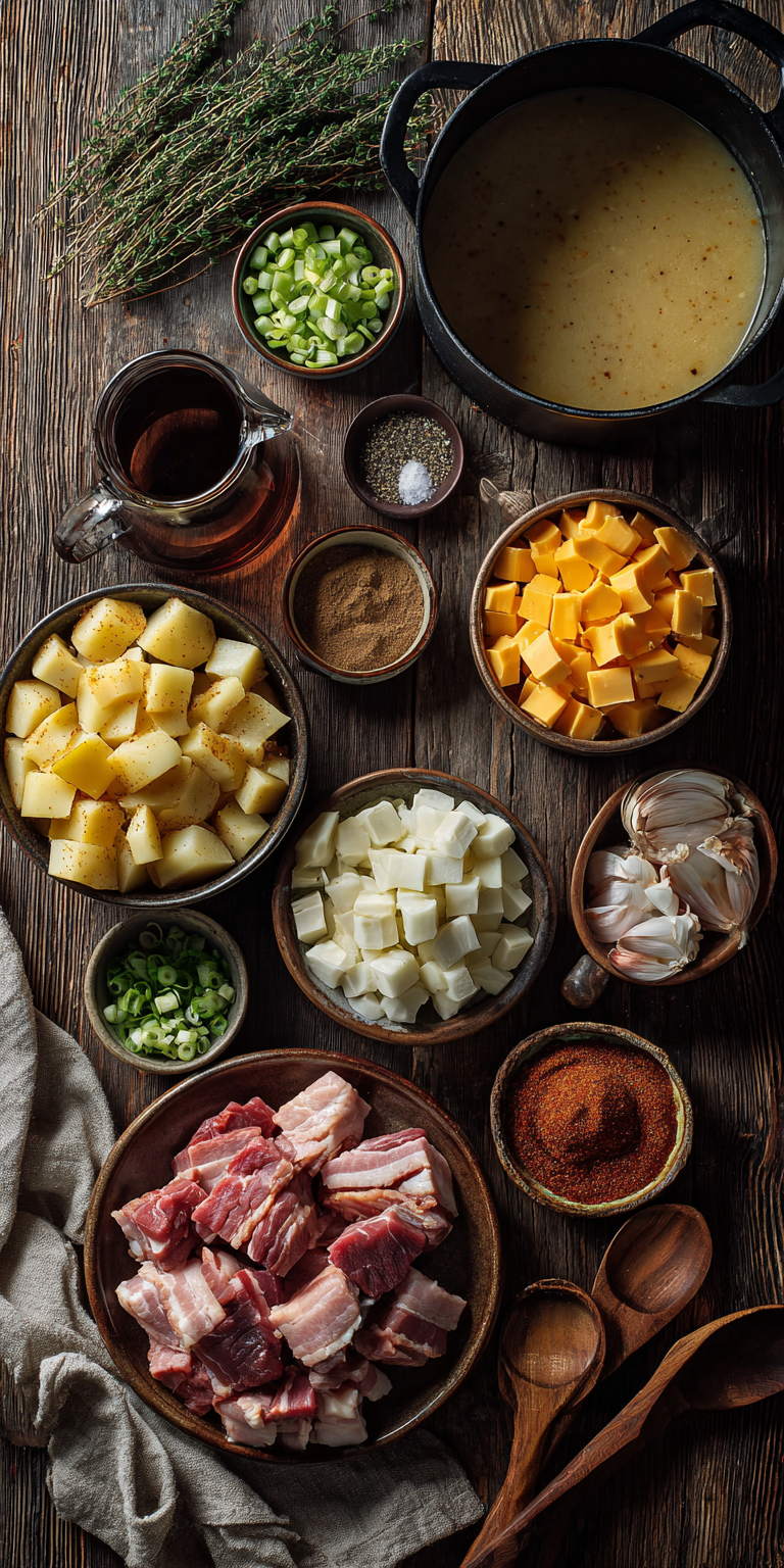 Outback Steakhouse Potato Soup – Inspired Copycat Recipe served warm with cozy spices