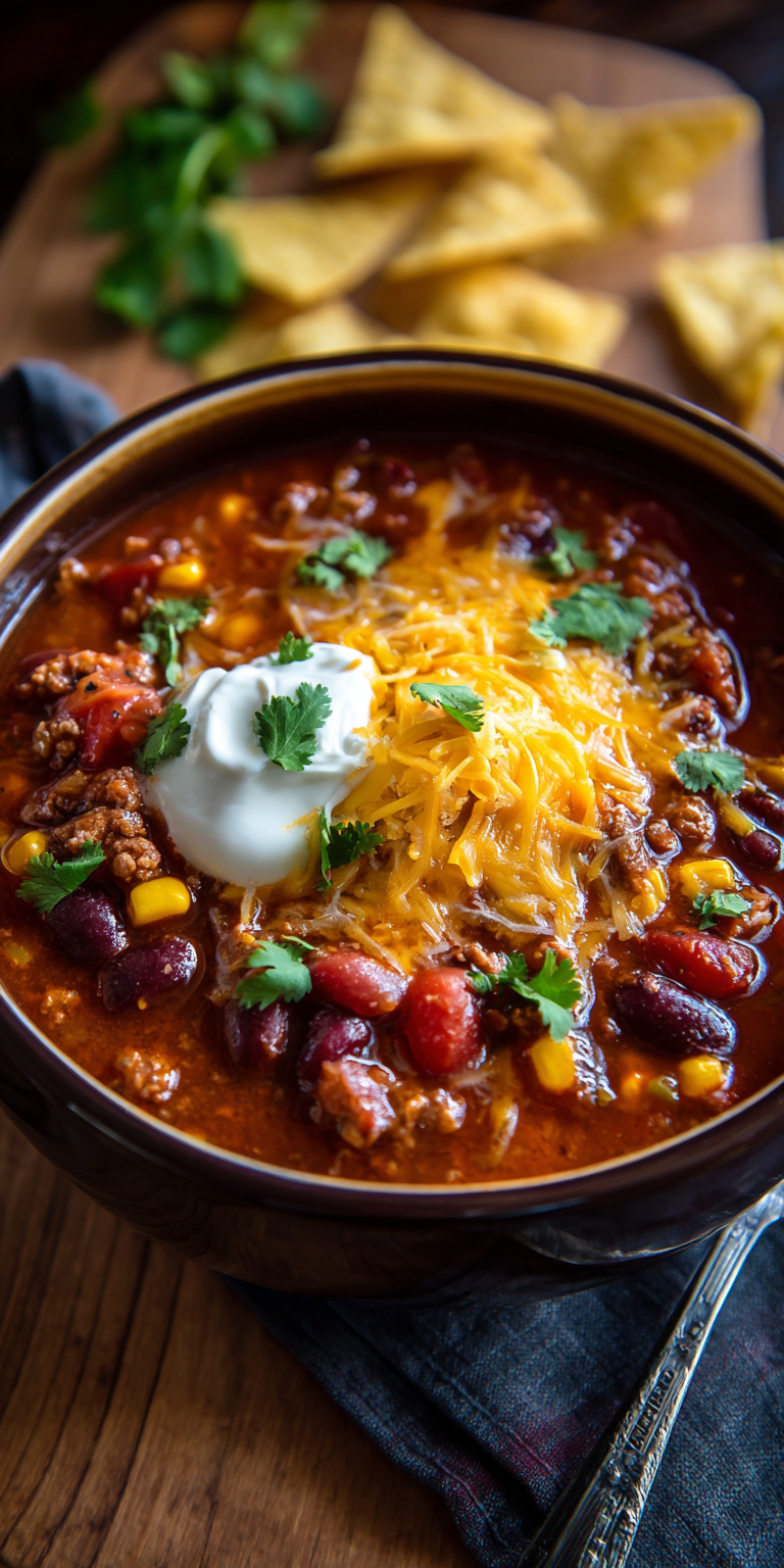 Pioneer Woman 7 Can Taco Soup – Delicious & Fast served warm with cozy spices