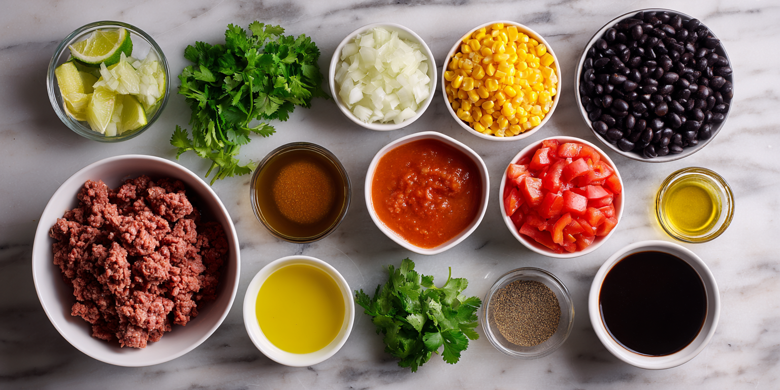 Quick Tex-Mex Beef Taco Soup – Flavor-Packed Meal served warm with cozy spices