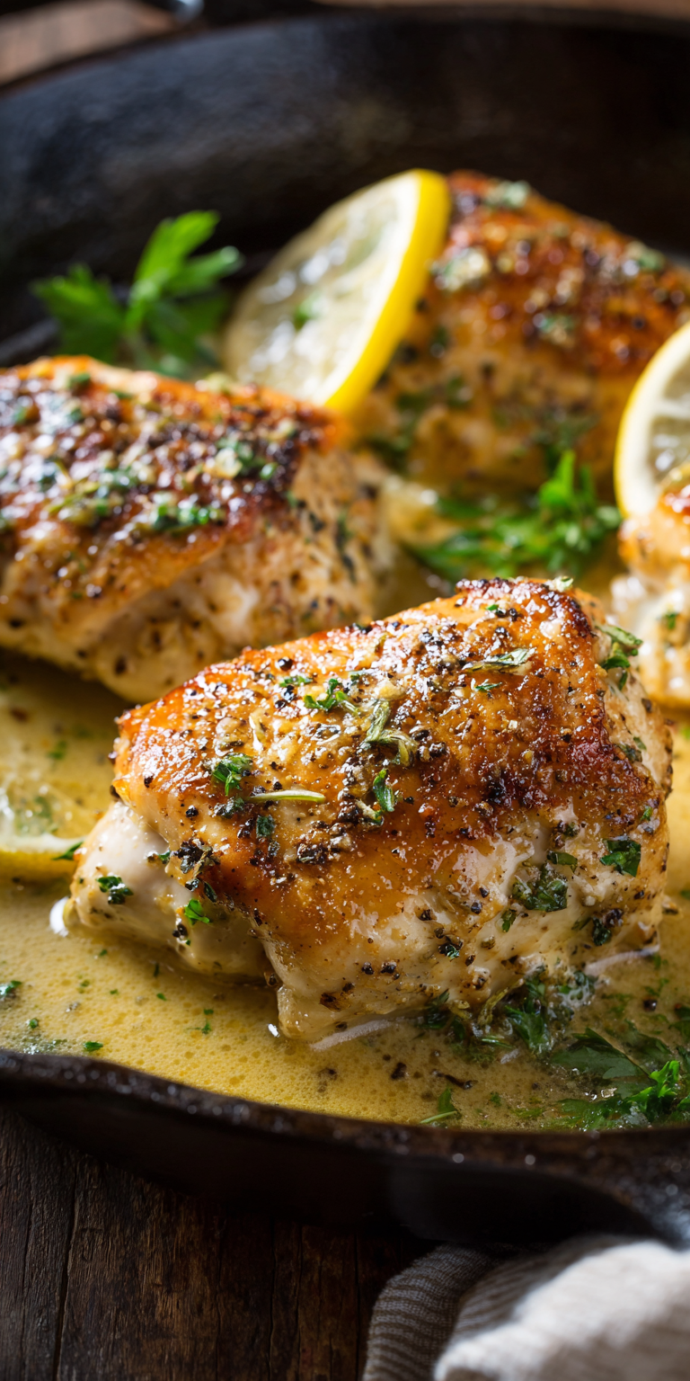 Savory Melt-in-Your-Mouth Chicken – Juicy Flavorful Recipe served warm with cozy spices