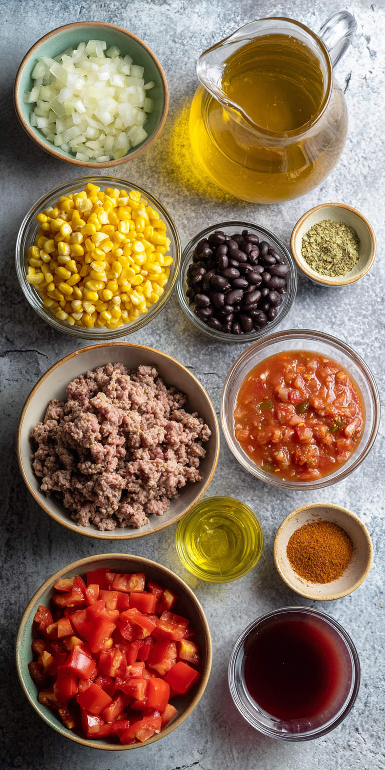 Slow Cooker Chicken Taco Soup – Set & Forget Comfort served warm with cozy spices