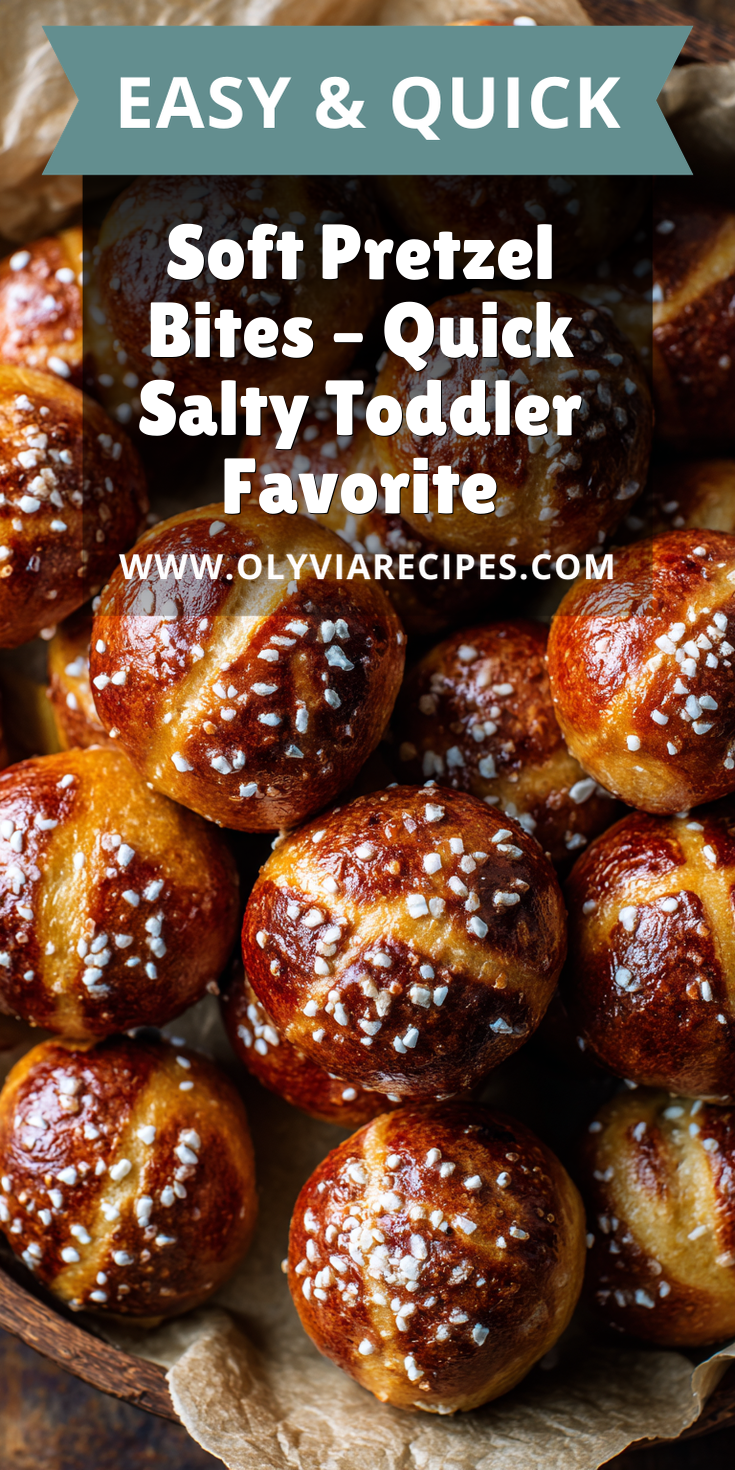 Soft Pretzel Bites – Quick Salty Toddler Favorite served warm with cozy spices