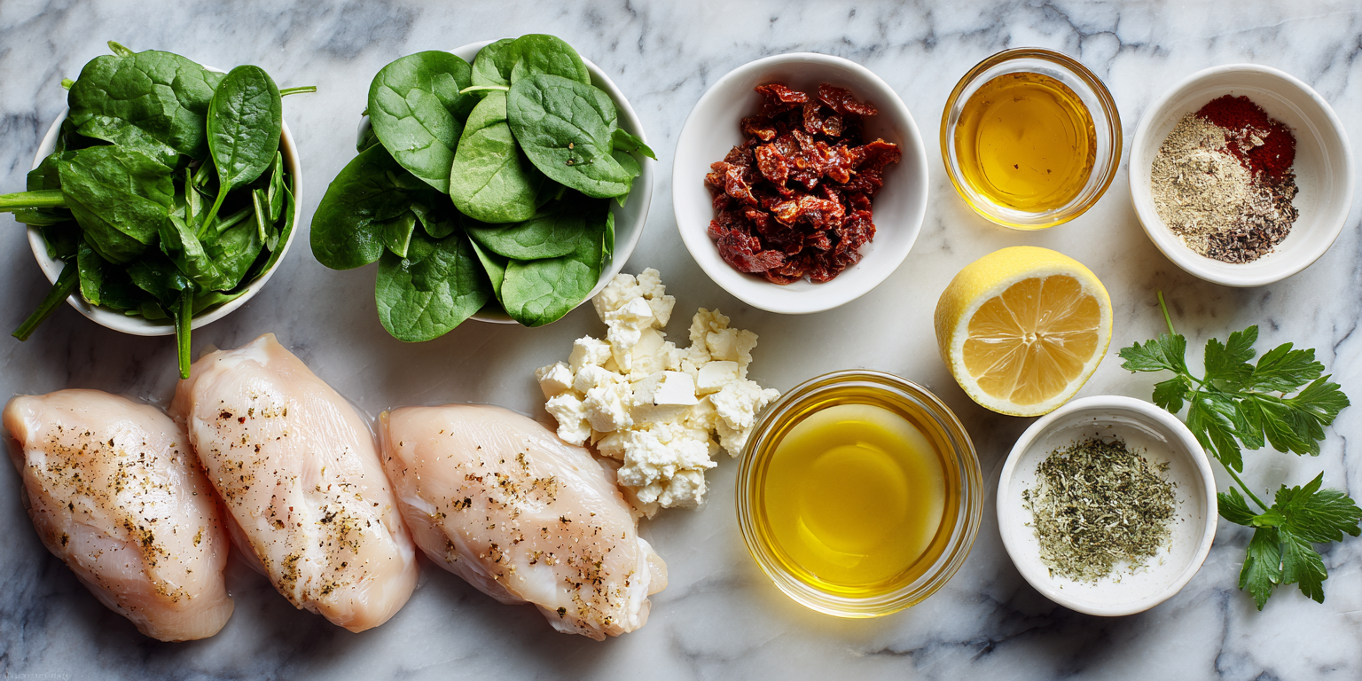 Spinach-Stuffed Chicken Breasts – Healthy Delicious Recipe served warm with cozy spices