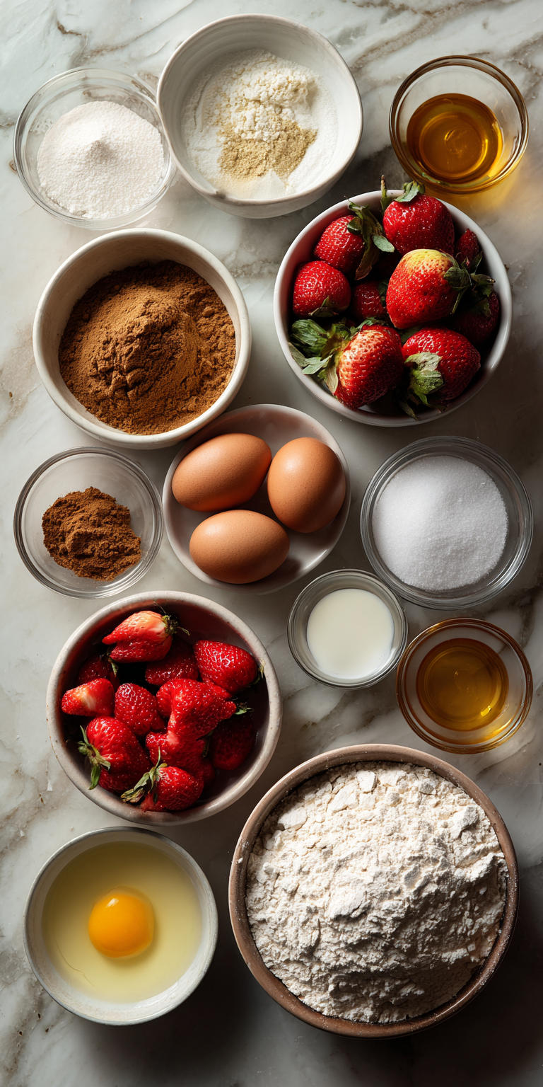 Strawberry Banana Muffins – Fruity & Moist served warm with cozy spices