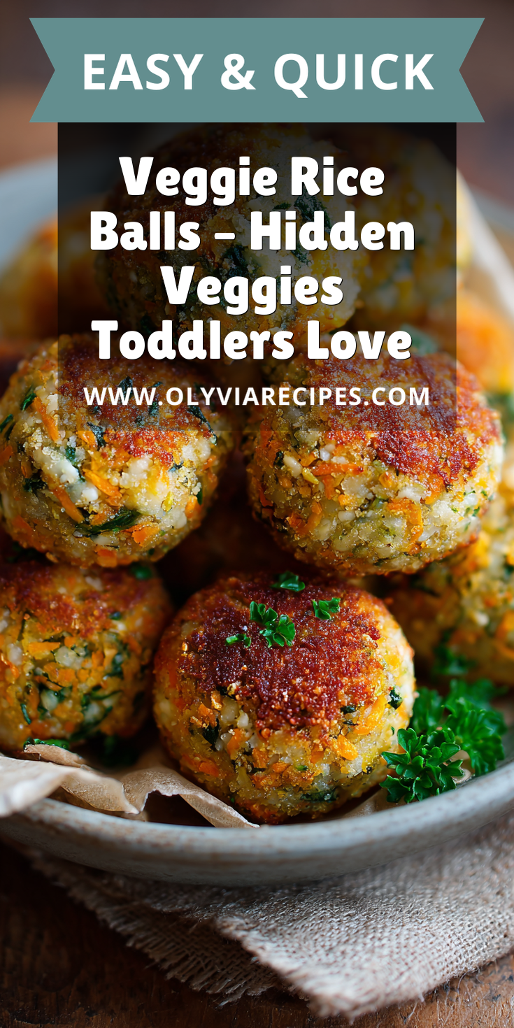 Veggie Rice Balls – Hidden Veggies Toddlers Love served warm with cozy spices