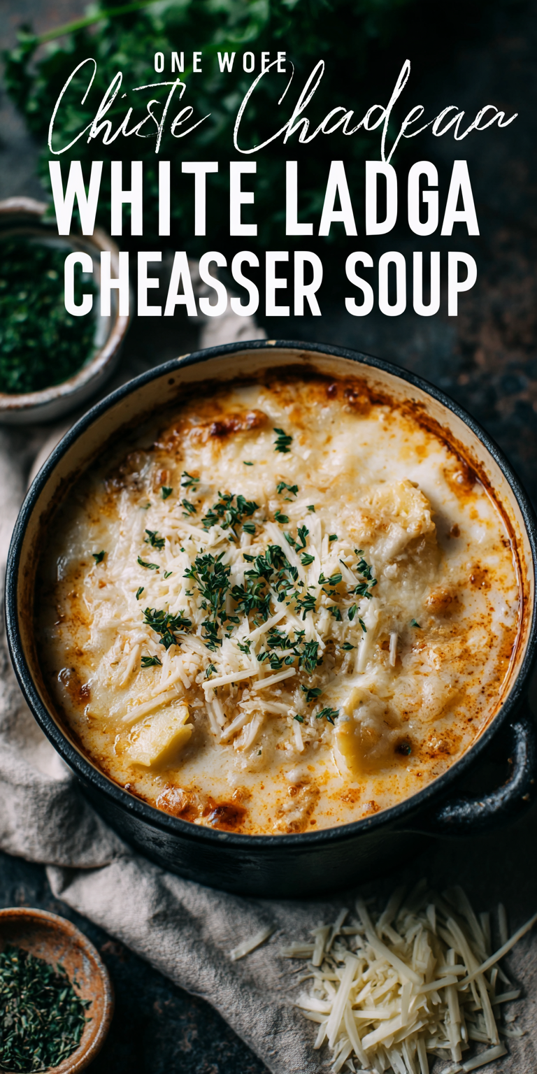 Cozy One-Pot White Cheddar Lasagna Soup served warm with cozy spices