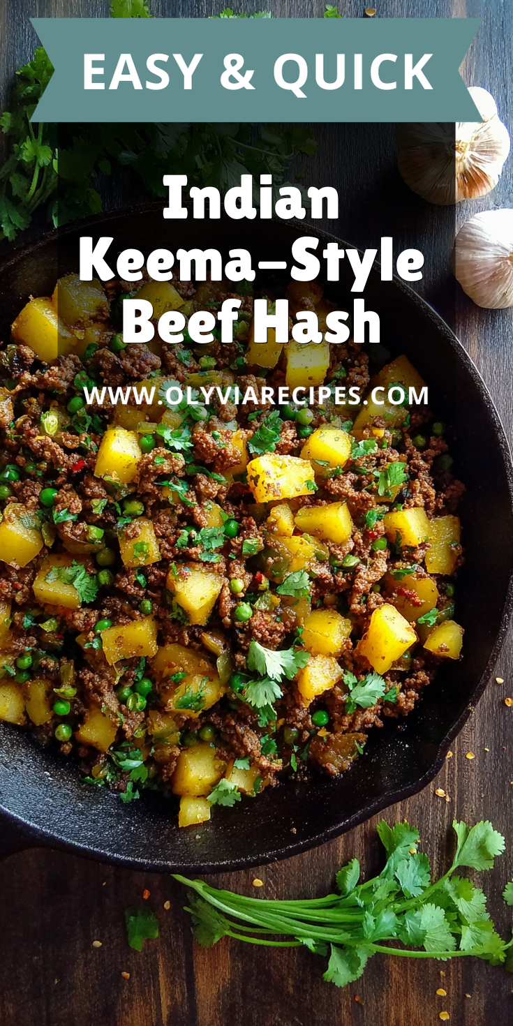 Indian Keema-Style Beef Hash served warm with cozy spices