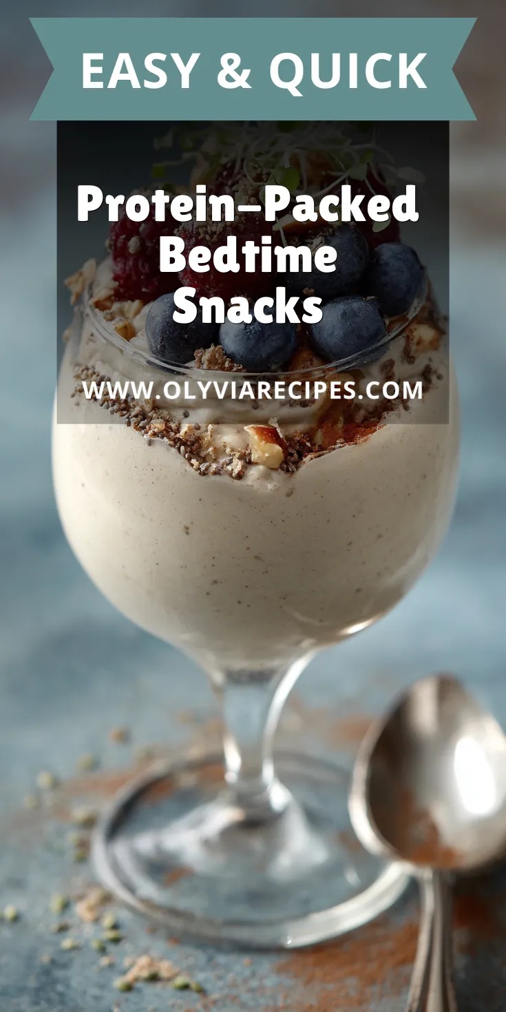 Protein-Packed Bedtime Snacks served warm with cozy spices