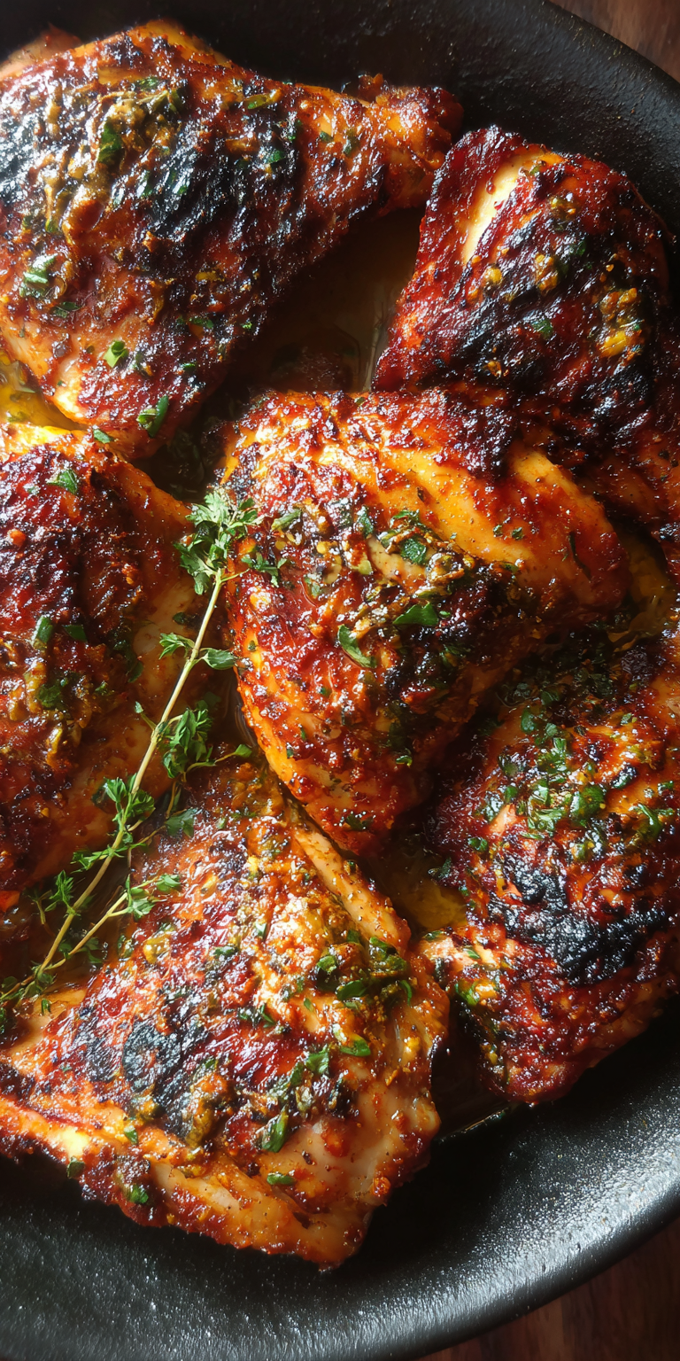 Smoky Chipotle & Honey Harissa Chicken served warm with cozy spices